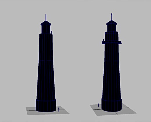 Maya Modeling of the Lighthouse