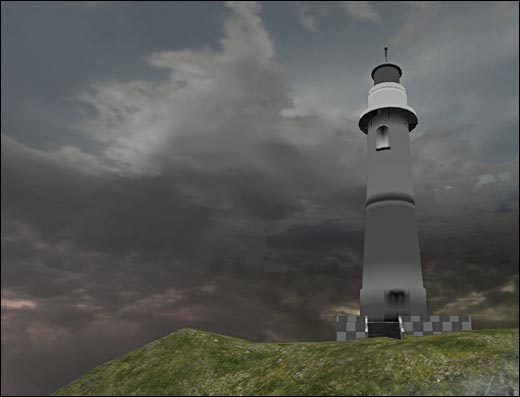 Untextured and unUVed Lighthouse