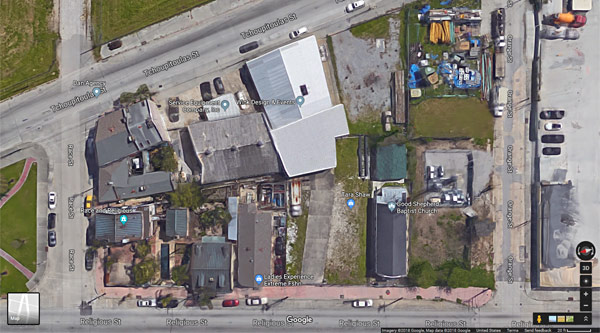 Top-down layout example in New Orleans that I think would work as CS:GO map