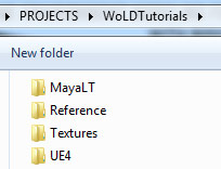 Project folders