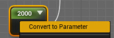 Convert to Parameter