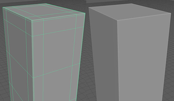 Smooth mesh preview after inserting support loops