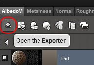 Open the Exporter
