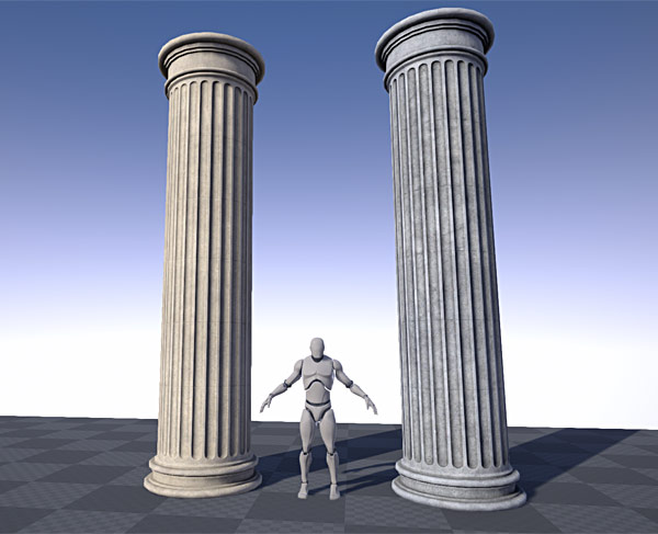 Final Doric Column/Pillar Static Mesh